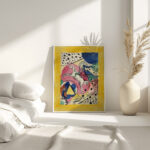 Design for the cover of the almanac ‘The Blue Rider 1911 Wassily Kandinsky 1 4 mockup