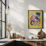Design for the cover of the almanac ‘The Blue Rider 1911 Wassily Kandinsky 1 6 mockup