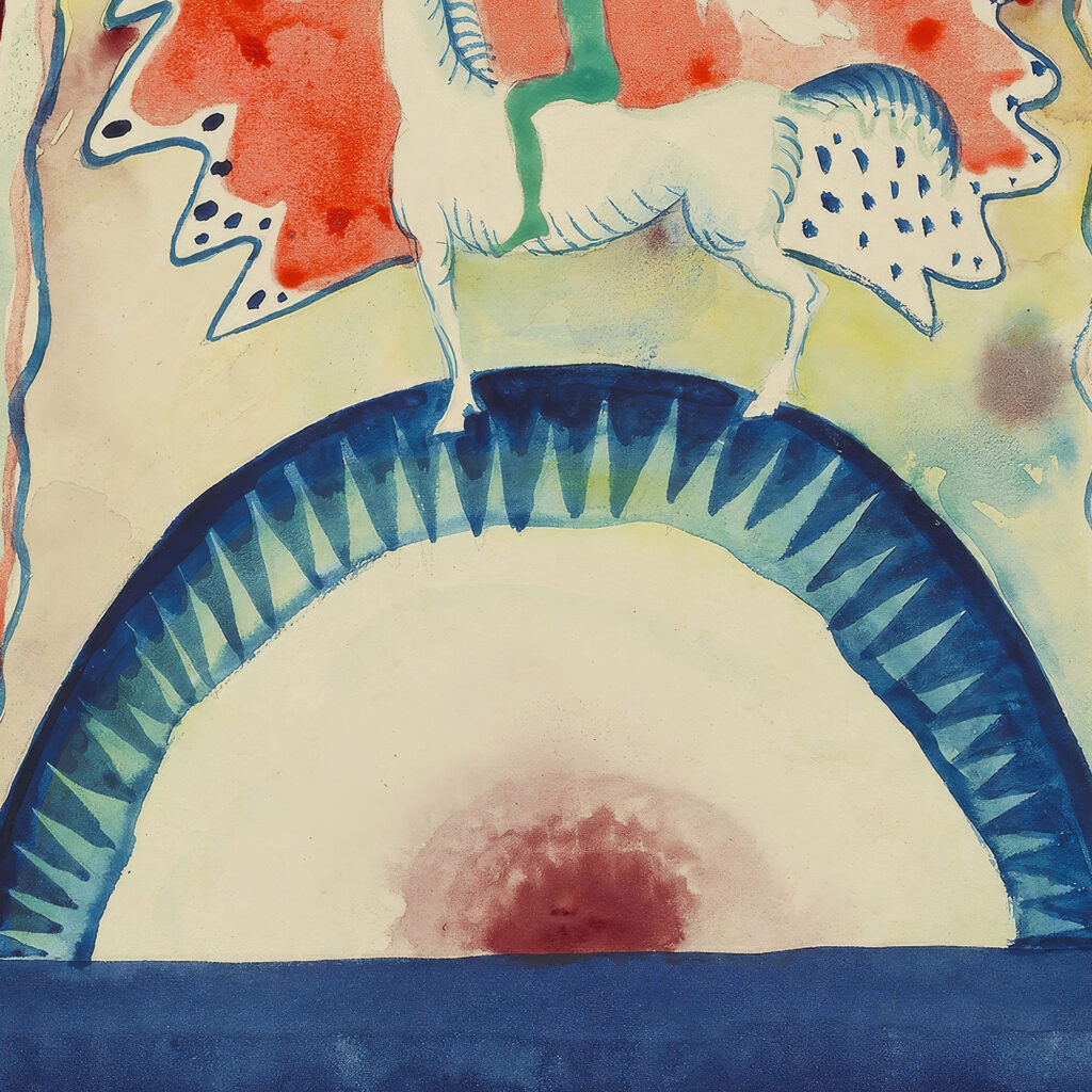 Design for the cover of the almanac ‘The Blue Rider 1911 Wassily Kandinsky 8 mockup
