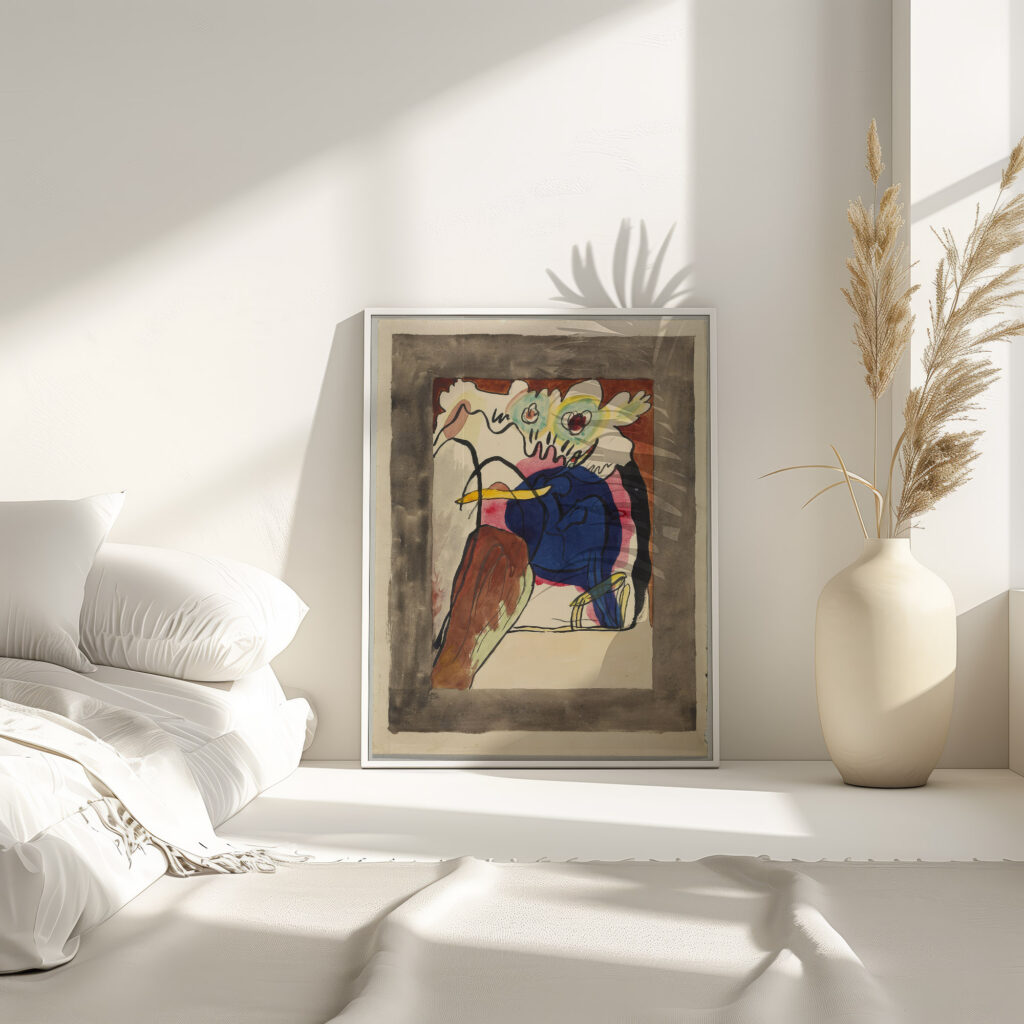 Design for the cover of the almanac ‘The Blue Rider II 1911 Wassily Kandinsky 4 mockup