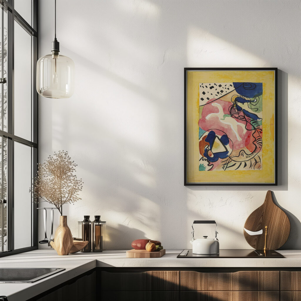 Design for the cover of the almanac ‘The Blue Rider IV 1911 Wassily Kandinsky 6 mockup