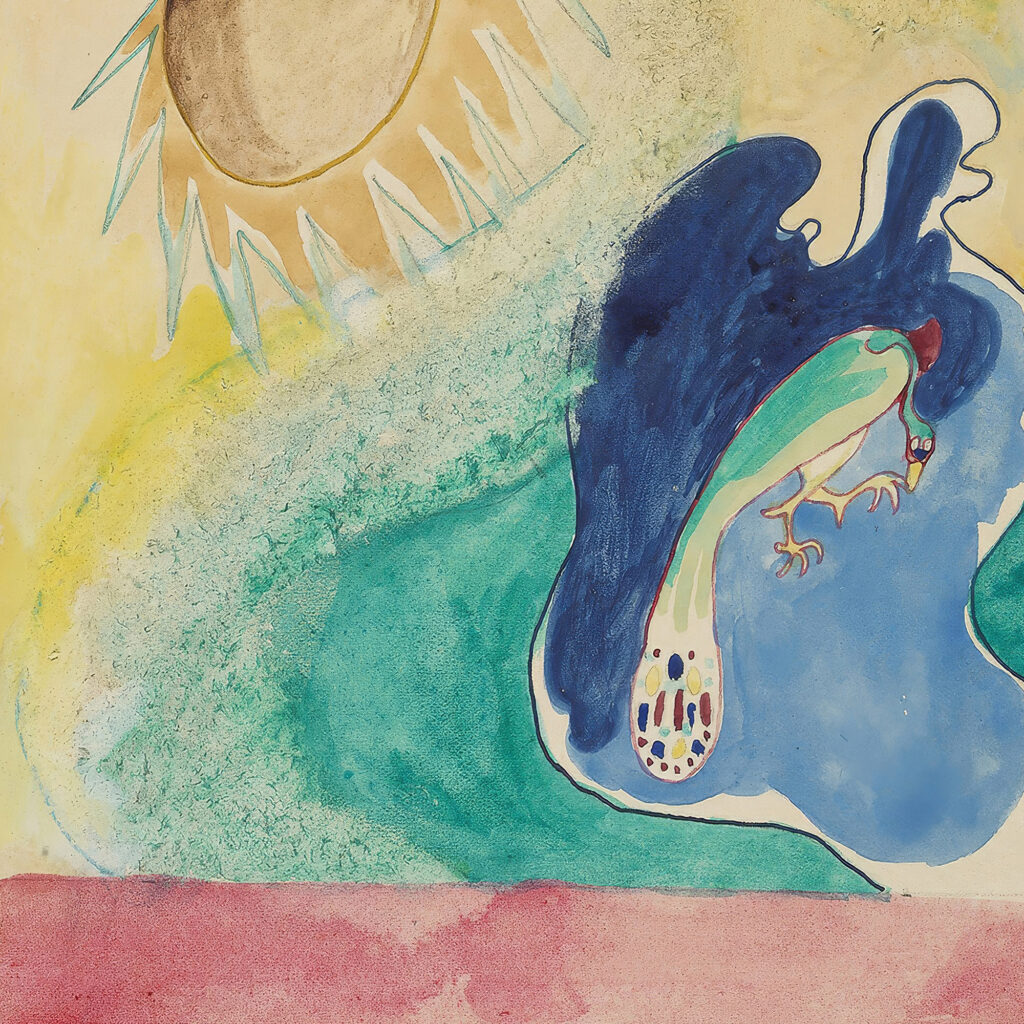 Design for the cover of the almanac ‘The Blue Rider VI 1911 Wassily Kandinsky 8 mockup