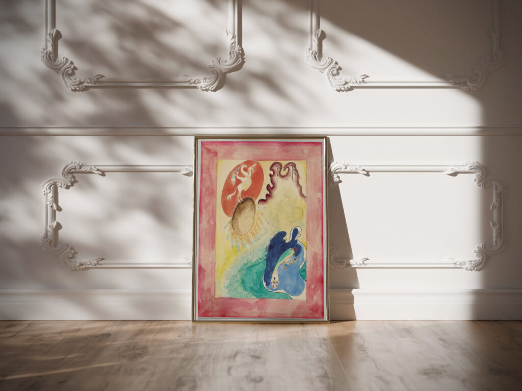 Design for the cover of the almanac ‘The Blue Rider VI 1911 Wassily Kandinsky video mockup