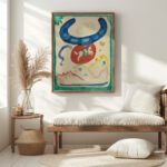 Design for the cover of the almanac ‘The Blue Rider VIII 1911 Wassily Kandinsky 5 mockup