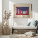 Design proposals for Puck Theater New York NY.Interior perspective study 1941 Winold Reiss 5 mockup