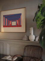 Design proposals for Puck Theater New York NY.Interior perspective study 1941 Winold Reiss video mockup