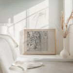 Design sketches for Hotel Alamac 71st and Broadway New York NY.Sketch for Medieval Grill Murals 1923 Winold Reiss 4 mockup