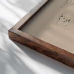 Desire 1927 Mikulas Galanda close up dark wood mockup