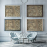 Desire and Satisfaction 1893 Jan Toorop framed posters mockup