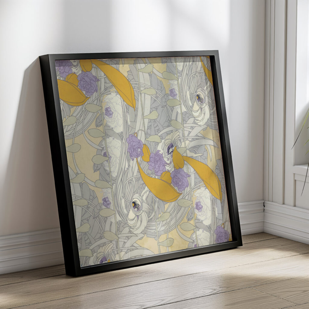 Dessin De Fleurs Georges de Feure 4 mockup