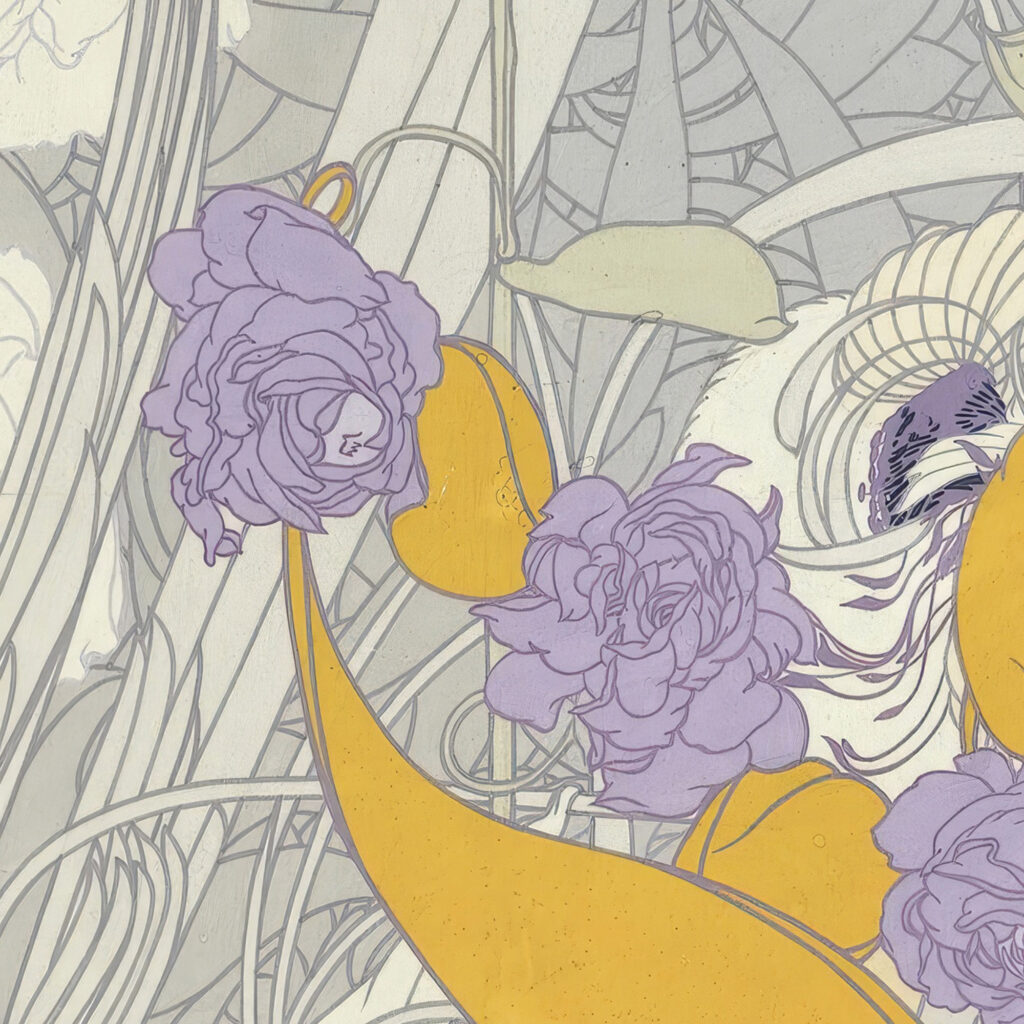 Dessin De Fleurs Georges de Feure 8 mockup