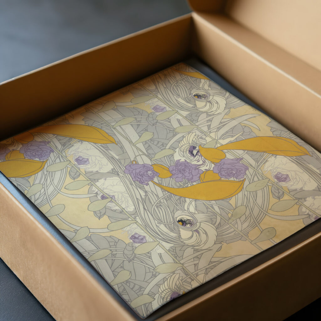 Dessin De Fleurs Georges de Feure video mockup