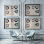 Det syke oye 1930 Edvard Munch framed posters mockup