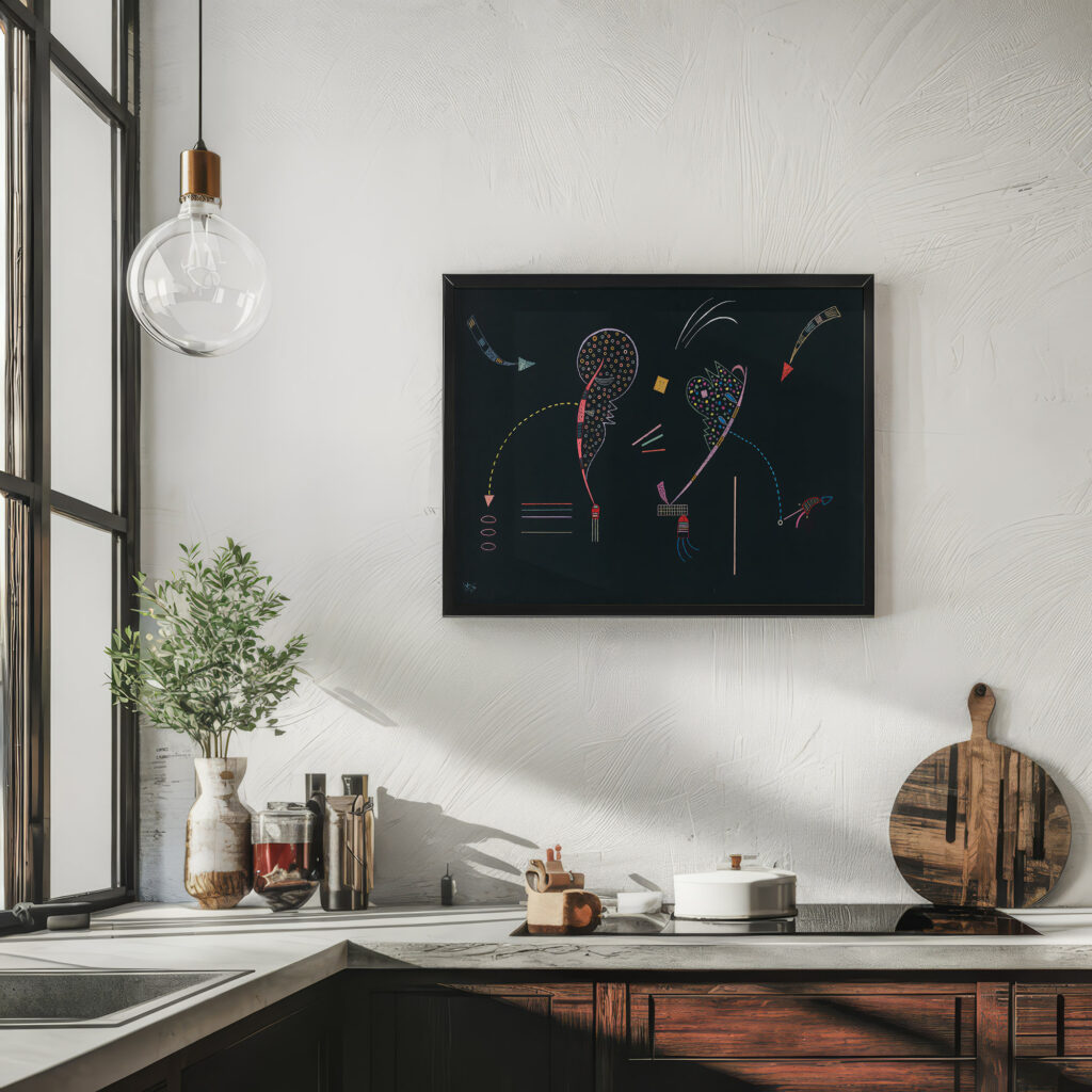 Deux Cotes 1938 Wassily Kandinsky 6 mockup