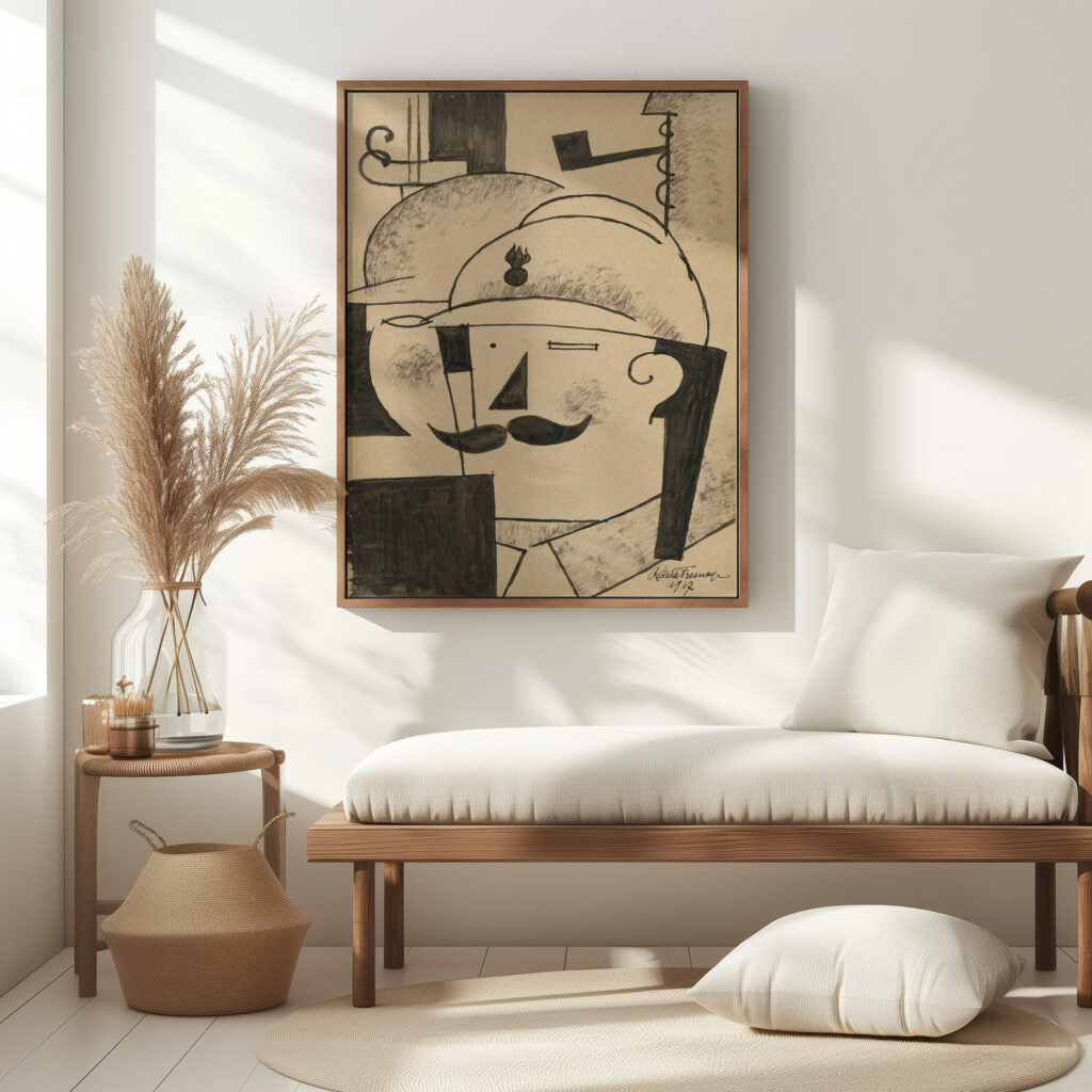 Deux Fantassins Casques Two Helmeted Infantrymen 1917 Roger de La Fresnaye 5 mockup