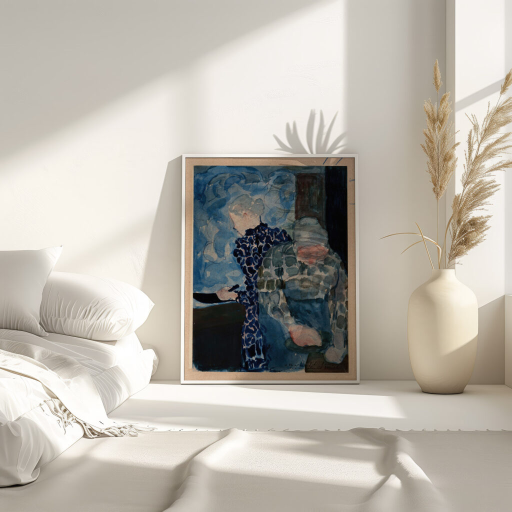 Deux Femmes dans Interieur 1892 Edouard Vuillard 4 mockup