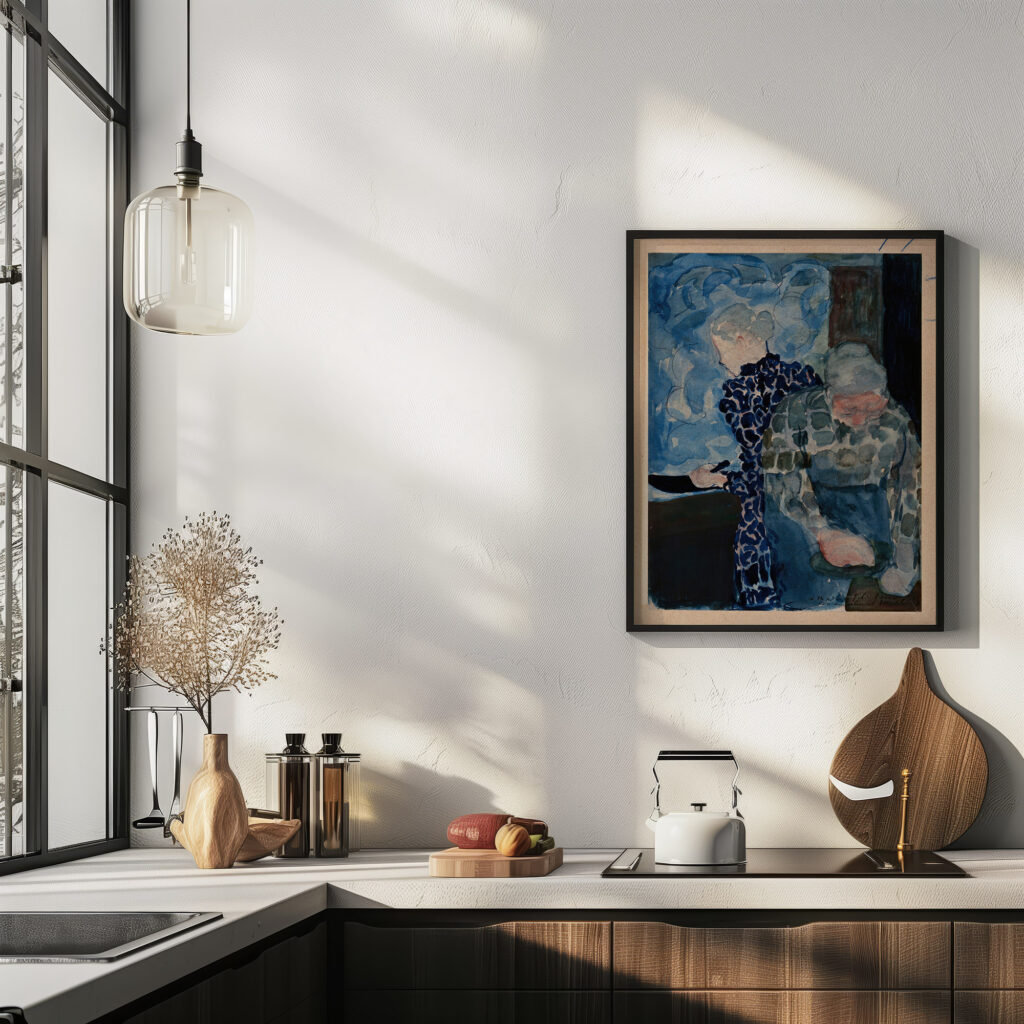 Deux Femmes dans Interieur 1892 Edouard Vuillard 6 mockup