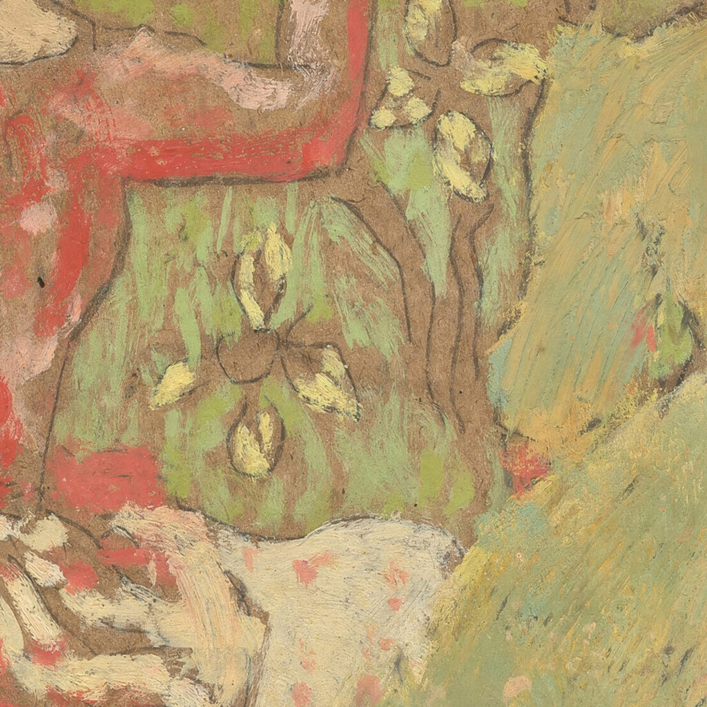 Deux Jeunes Femmes dans un verger 1900 Aristide Maillol 8 mockup