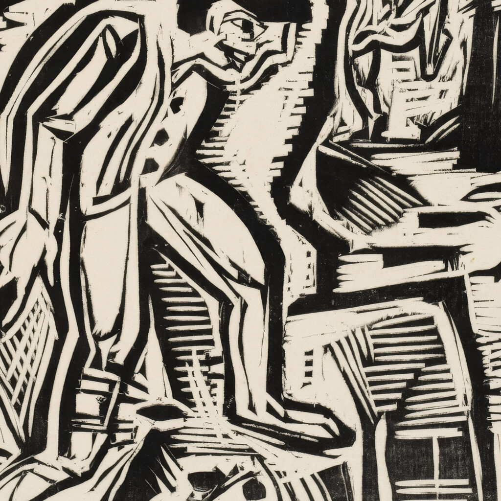Die Bergsteiger ca 1928 Ernst Ludwig Kirchner 8 mockup