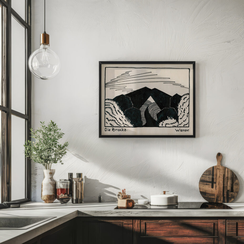 Die Brucke around 1920 Karl Wiener 6 mockup