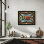 Die Delphine Ein absolutt ungefahrlicher RiesenVogel 1928 Adolf Wolfli 6 mockup