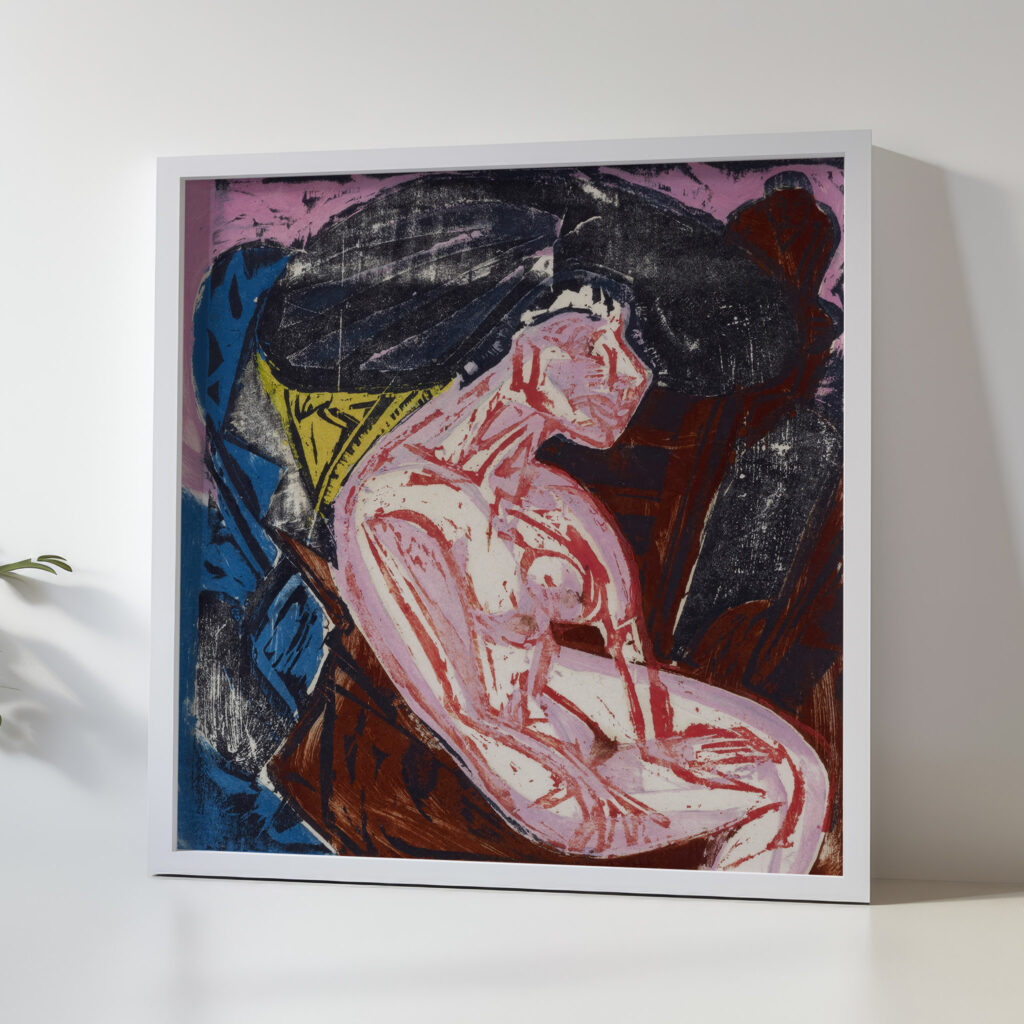 Die Geliebte 1915 Ernst Ludwig Kirchner 5 mockup