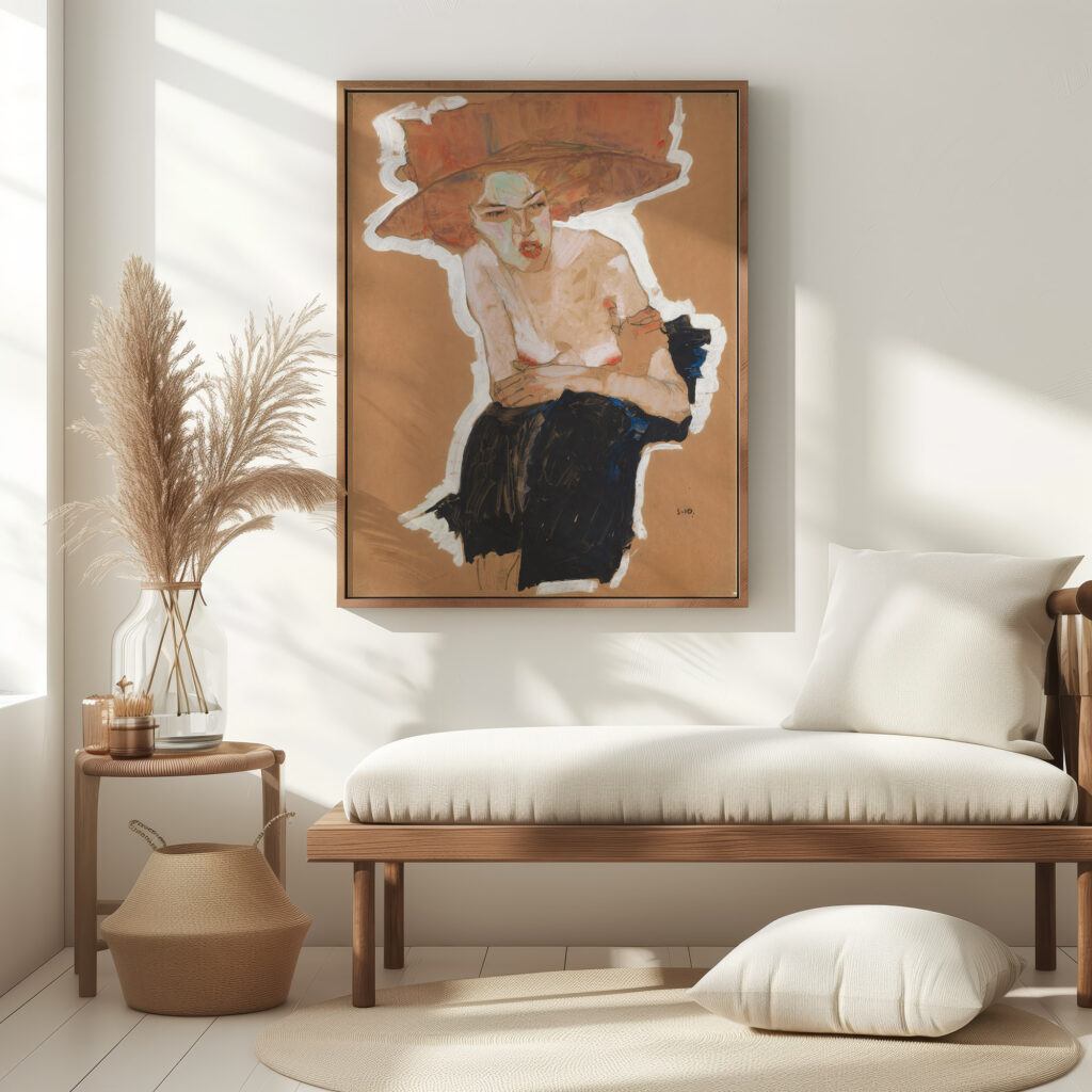 Die Hamische 1910 Egon Schiele 5 mockup