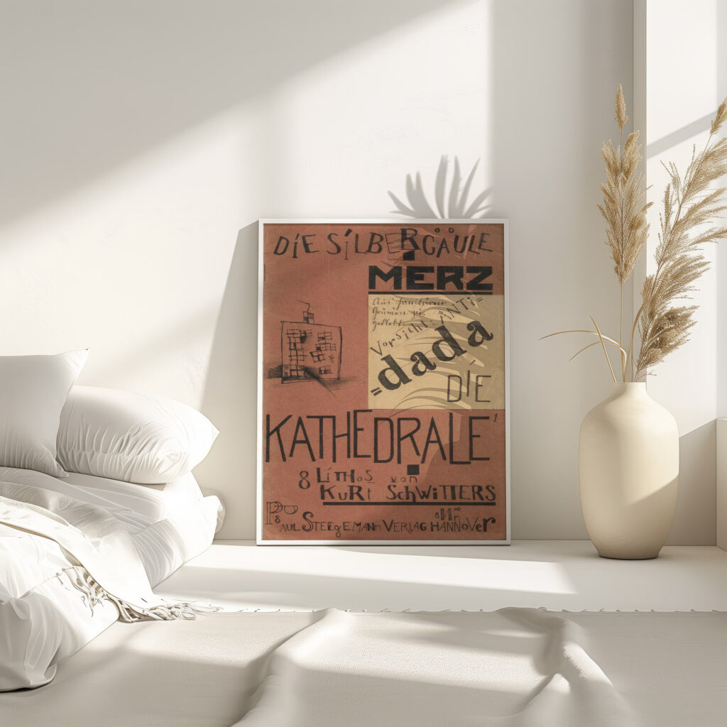 Die Kathedrale – Die Silbergaule 1920 Kurt Schwitters 4 mockup