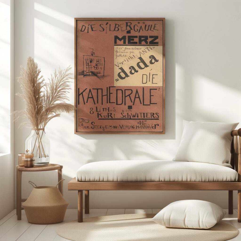 Die Kathedrale – Die Silbergaule 1920 Kurt Schwitters 5 mockup