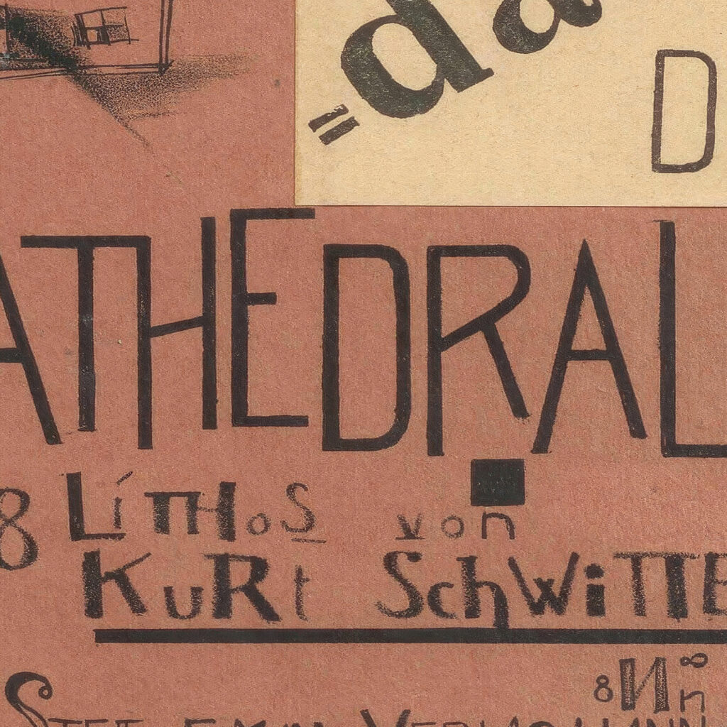 Die Kathedrale – Die Silbergaule 1920 Kurt Schwitters 8 mockup