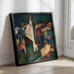Die Kirche III St. Andreas in Klausen Sudtirol 1920 Alexander Kanoldt 4 mockup