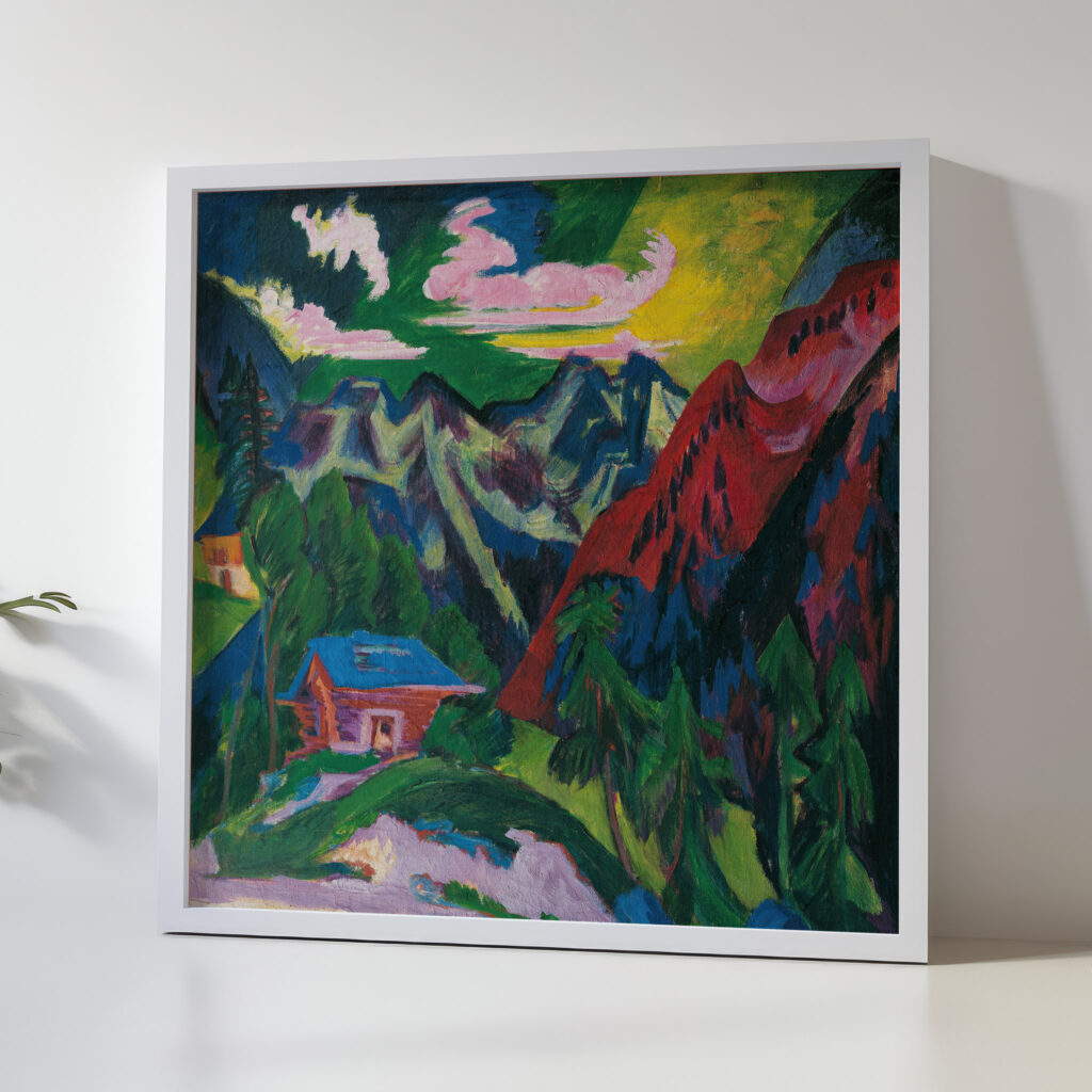 Die Klosterser Berge 1923 Ernst Ludwig Kirchner 5 mockup