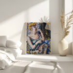 Die Musikantin in der Pause Essende Damenkapelle 1944 Paul Kleinschmidt 4 mockup