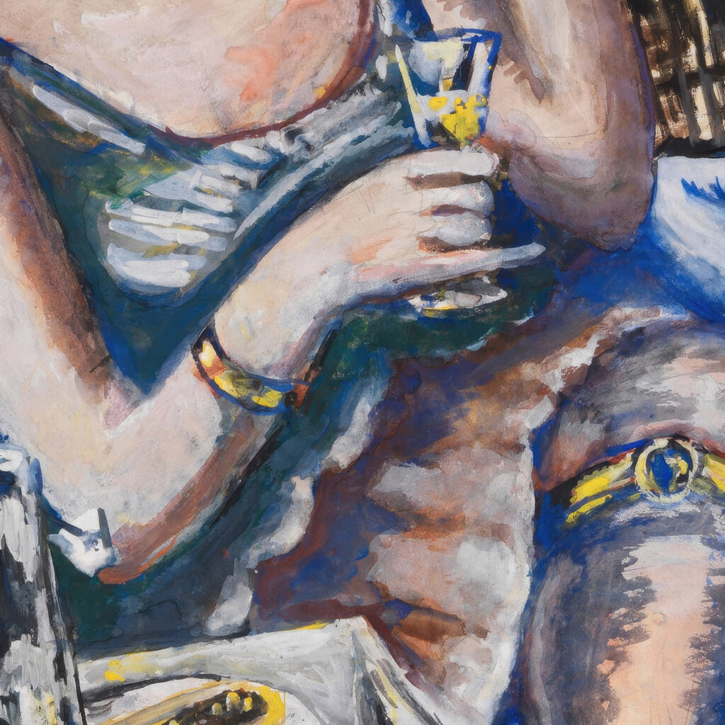 Die Musikantin in der Pause Essende Damenkapelle 1944 Paul Kleinschmidt 8 mockup