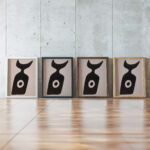 Die Nabelflasche 1923 Kurt Schwitters framed posters mockup