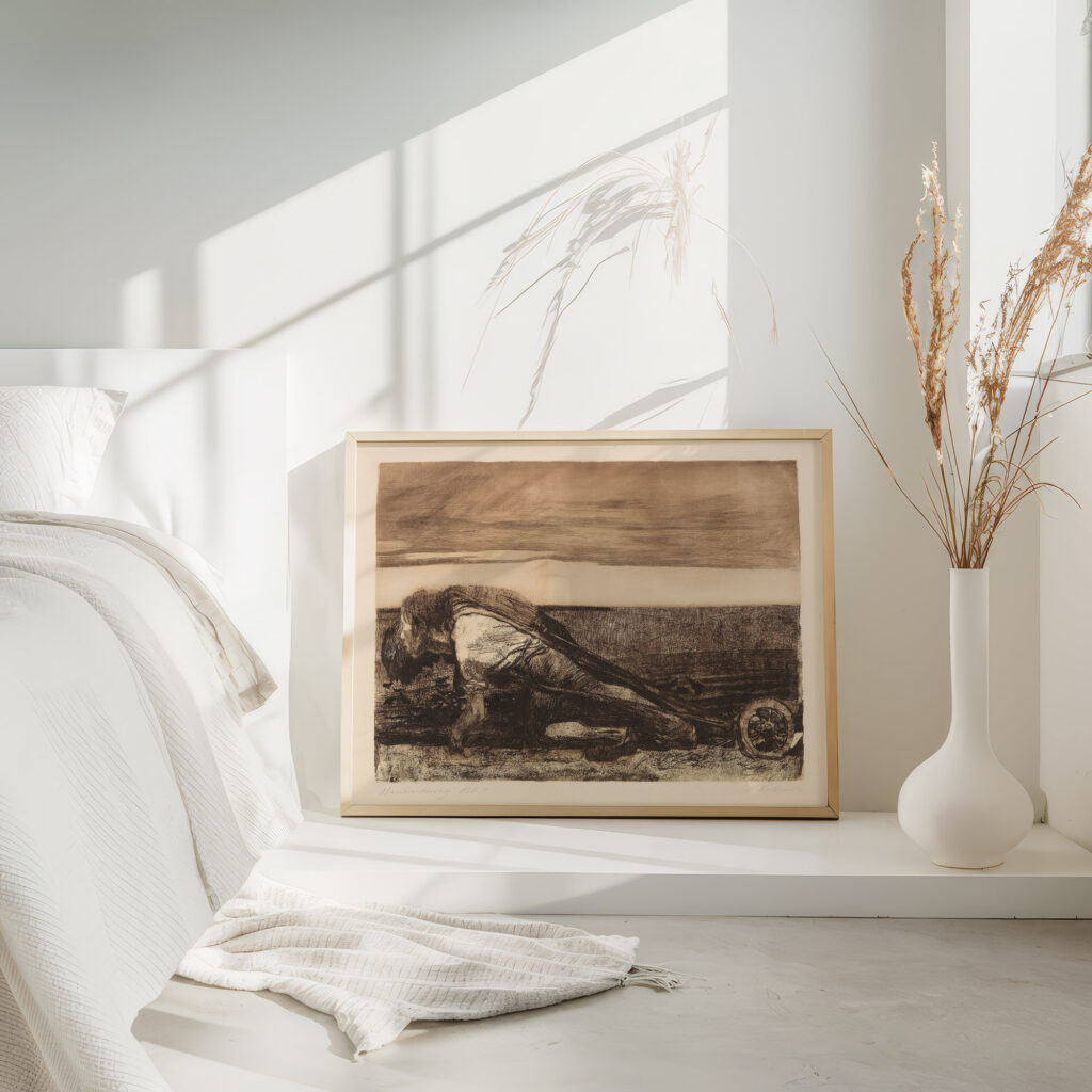 Die Pfluger 1907 Kathe Kollwitz 4 mockup