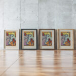 Die Schattige The shadowy one 1939 Paul Klee framed posters mockup