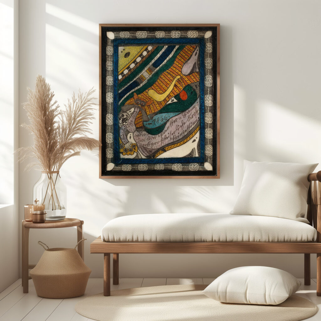 Die heilige Wiegalinda von PantterBann 1917 Adolf Wolfli 5 mockup