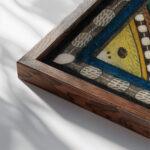 Die heilige Wiegalinda von PantterBann 1917 Adolf Wolfli close up dark wood mockup