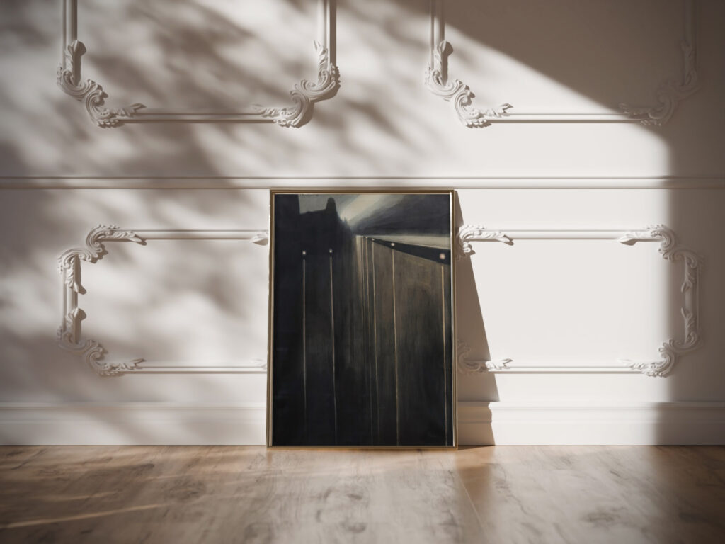 Digue Dostende Aux Reverberes 1908 Leon Spilliaert video mockup