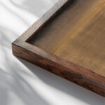 Digue et lumieres dOstende 1909 Leon Spilliaert close up dark wood mockup