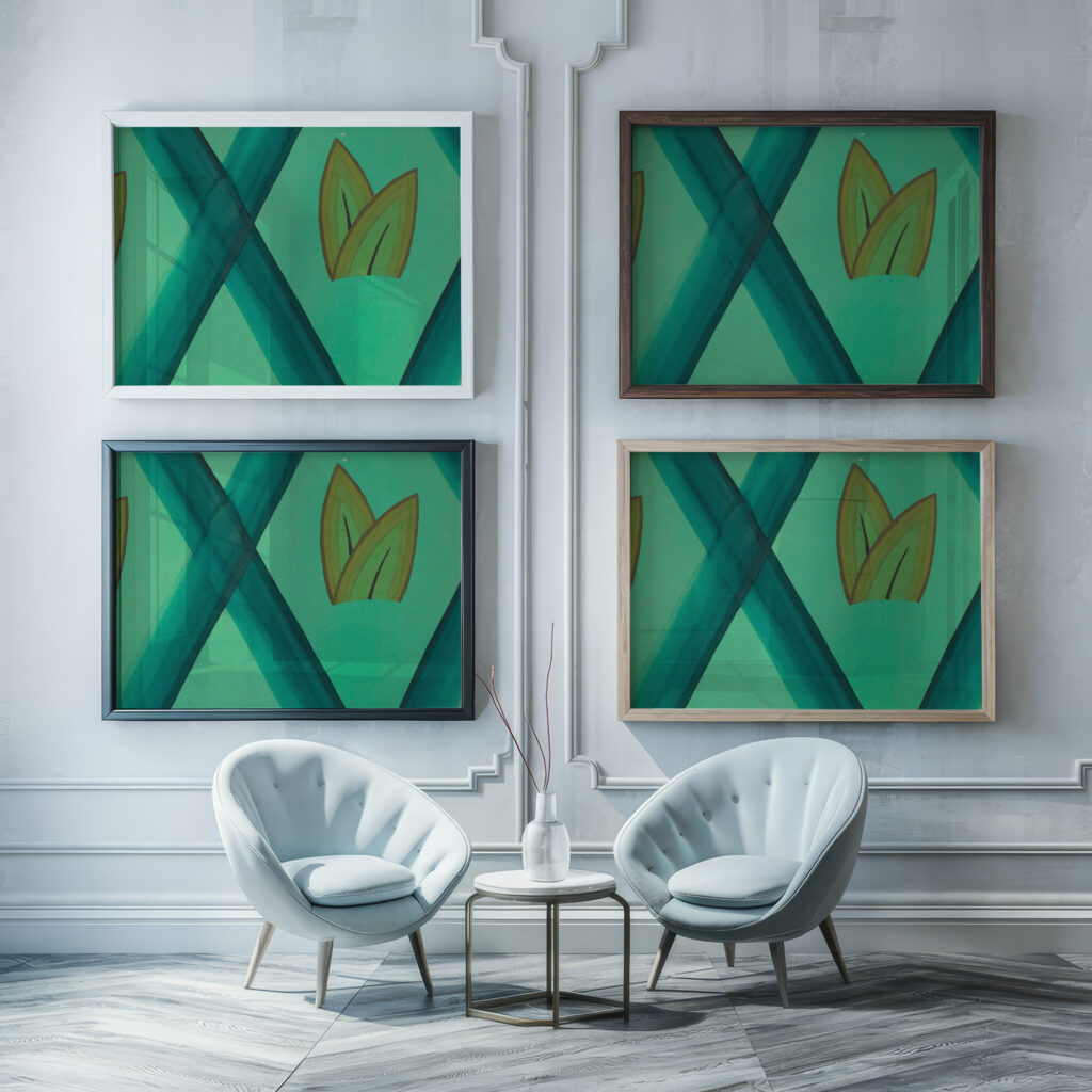 Diomedes 1919 Unknown framed posters mockup