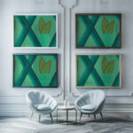 Diomedes 1919 Unknown framed posters mockup