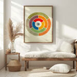 Disc Showing Primary Secondary and Tertiary Colors ca 1900 Elizabeth A. Nedwill 5 mockup