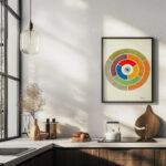 Disc Showing Primary Secondary and Tertiary Colors ca 1900 Elizabeth A. Nedwill 6 mockup