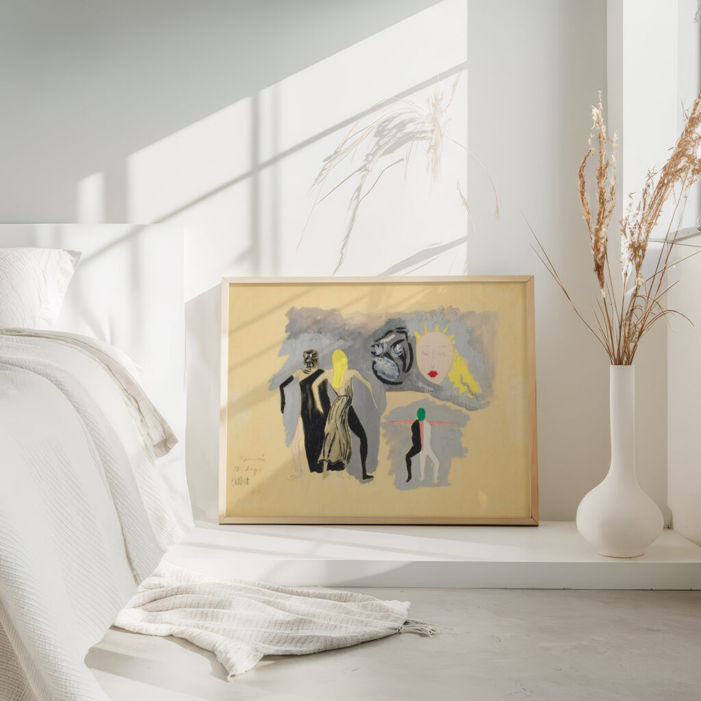 Diseno para el ballet ‘Umbral 1938 Jose Clemente Orozco 4 mockup