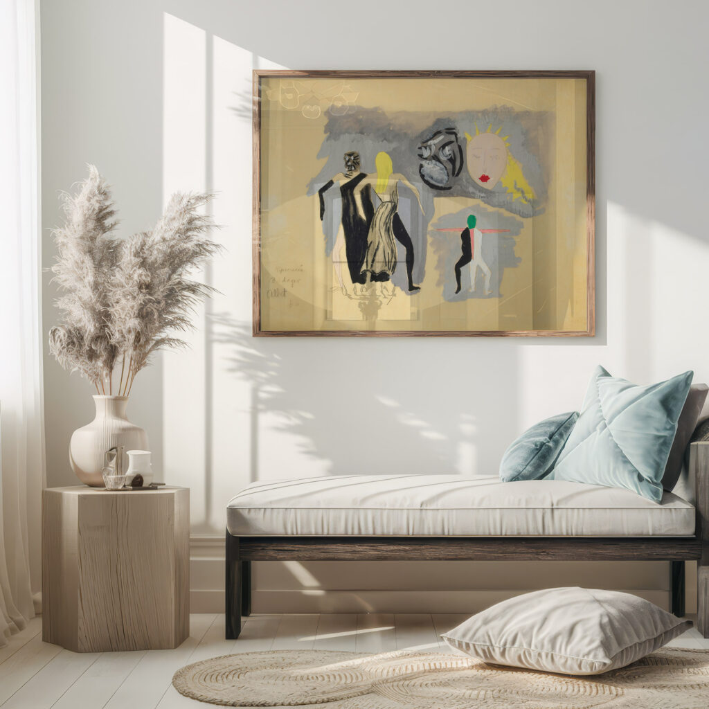 Diseno para el ballet ‘Umbral 1938 Jose Clemente Orozco 5 mockup