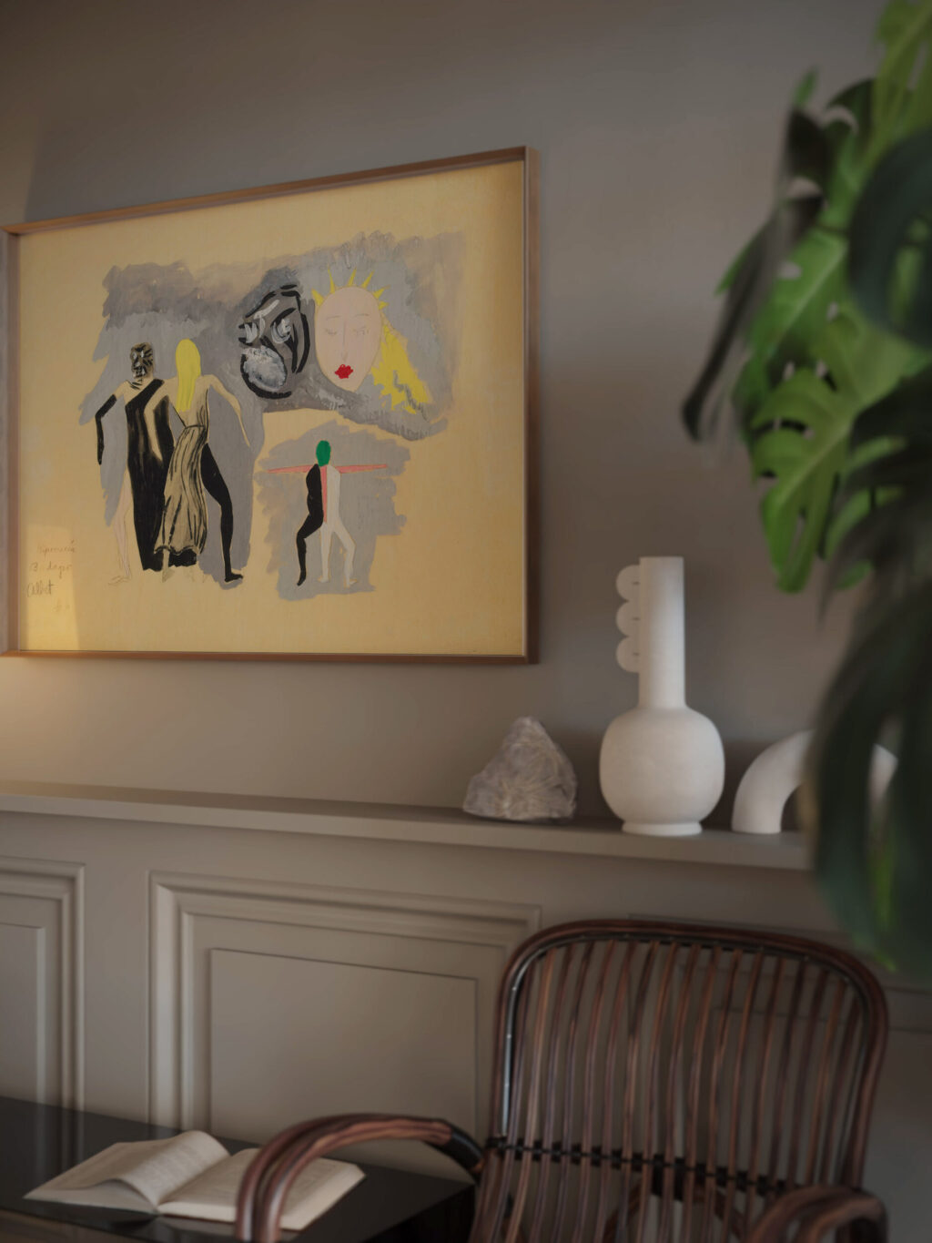 Diseno para el ballet ‘Umbral 1938 Jose Clemente Orozco video mockup