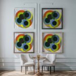 Disks 1930 1933 Robert Delaunay framed posters mockup Disks 1930 1933 Robert Delaunay framed posters mockup