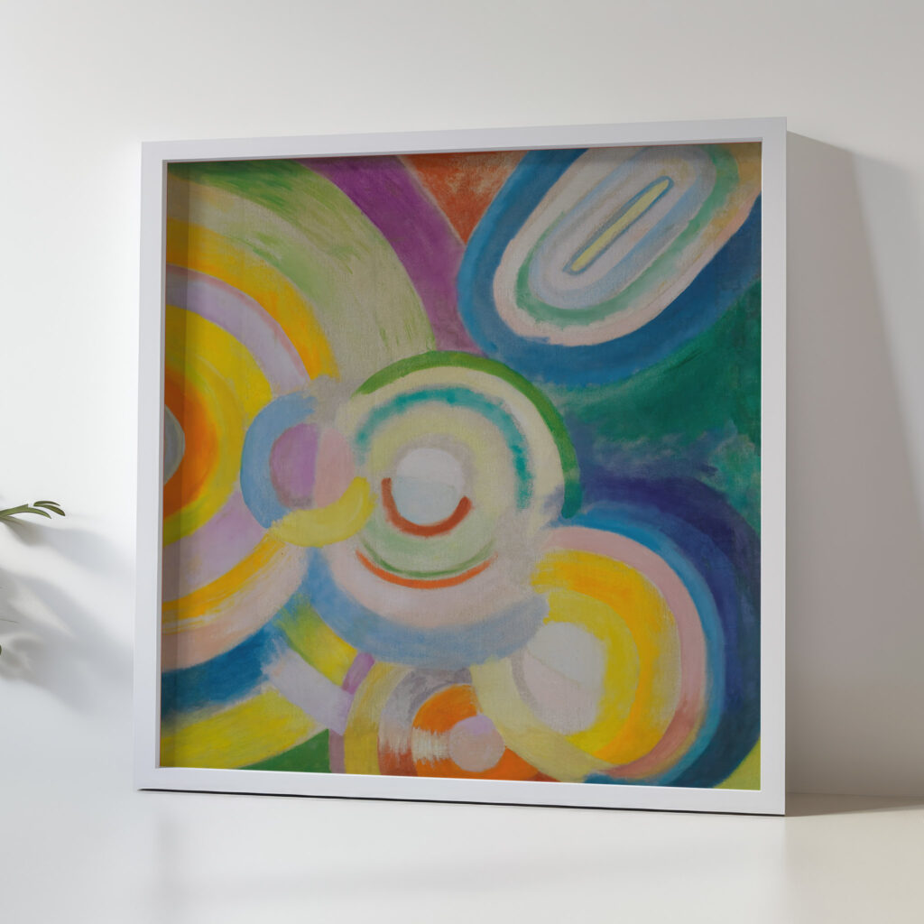 Disques Colores 1913 Robert Delaunay 5 mockup